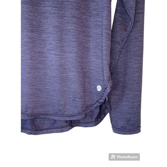 Apana Purple Long Sleeve Workout Shirt Medium - Picture 3 of 6